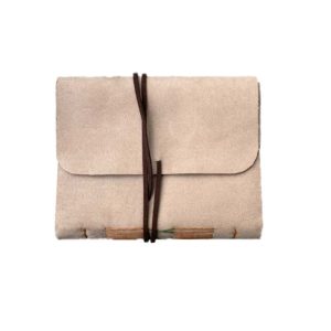 Libreta Tipo Viajero Artesanal color crema - Nudo Estelar
